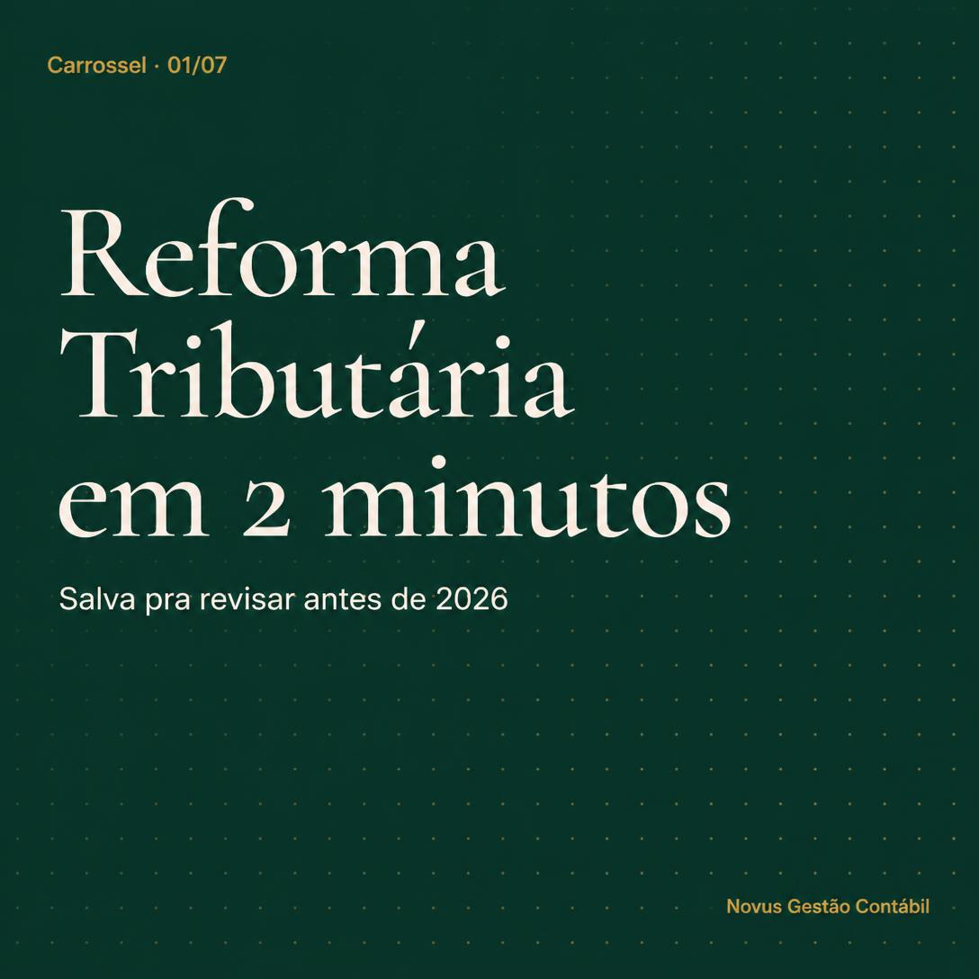 A reforma em 2 minutos