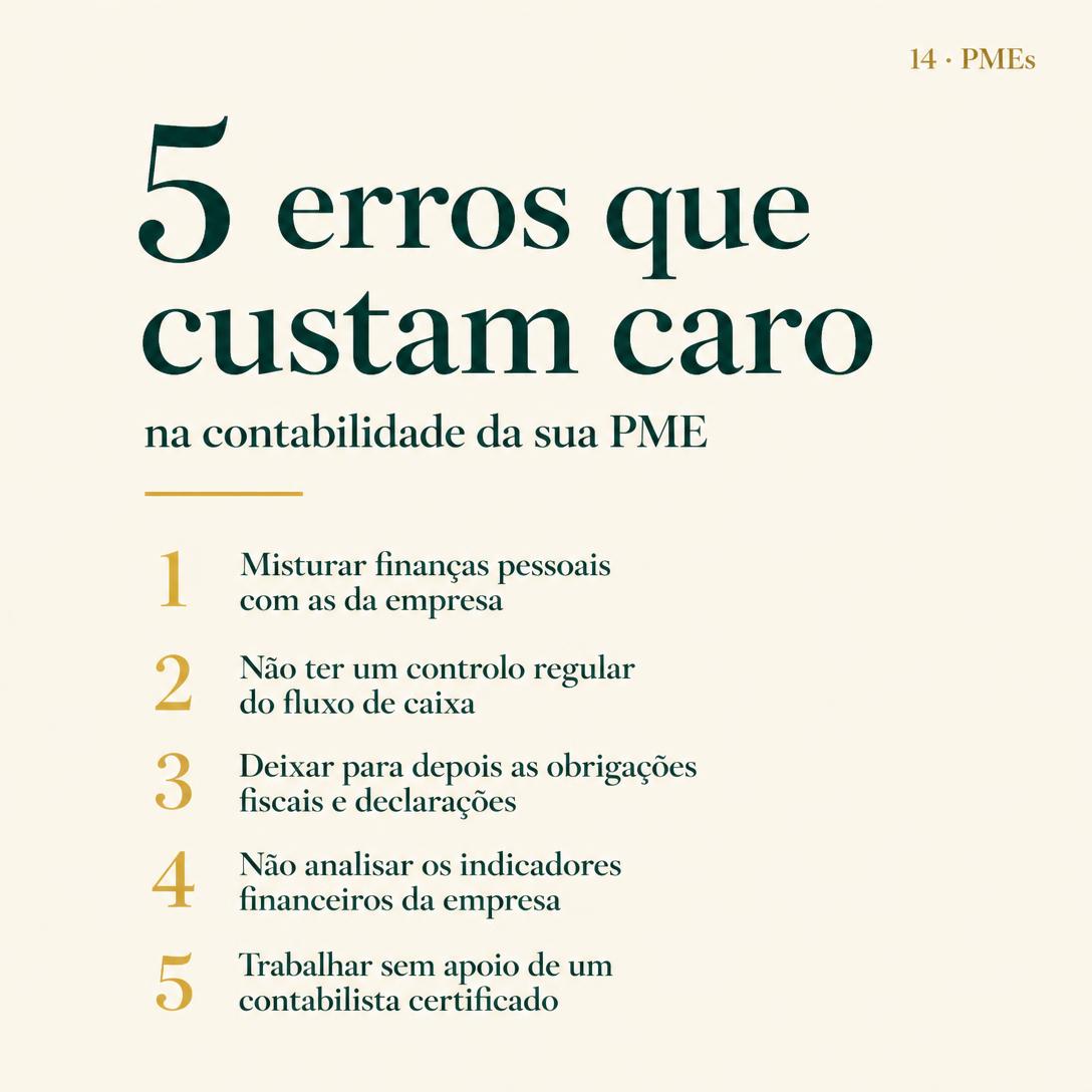 Cinco erros que custam caro na pequena empresa